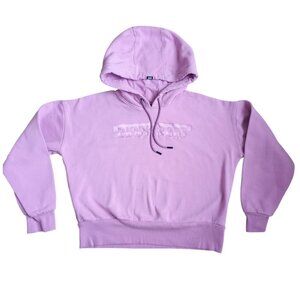 DKNY Sport Lavender Hoodie Embossed Logo – Size S